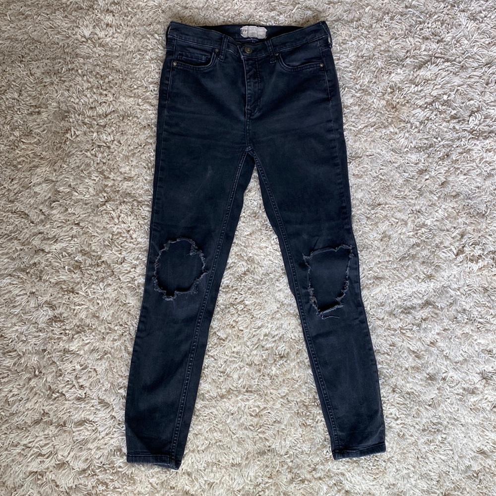 Free People Black Skinny Jeans